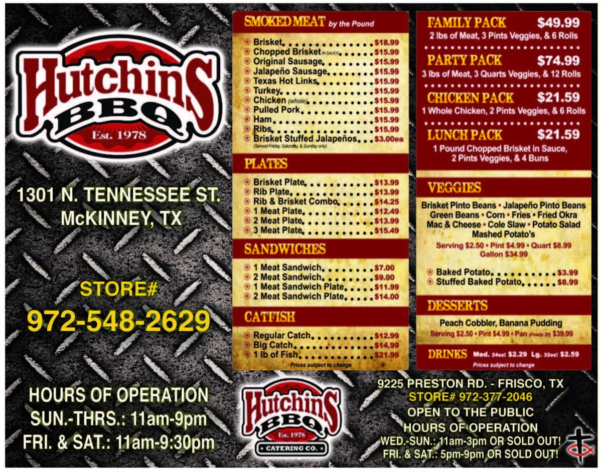 Hutchins BBQ-Frisco | Christian Business Referral Network